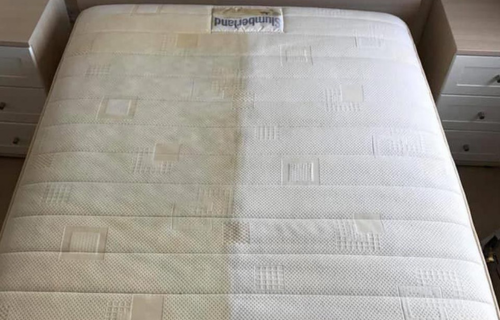 "Professional mattress cleaning service by Dirt Busters, ensuring a hygienic sleep environment."